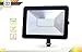 LLT 50W LED Flood Light with Knuckle Mount Super Slim - 4000lm 5000K Daylight SMD - LED Outdoor Light Landscape Security Waterproof - Black Aluminum and Tempered Glass