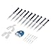 Teeth Whitening Kit,Teeth Whitening Gel,Reusable Dental Whitening Kit, Teeth Whitening Tray Kitto reduce Yellow Teeth and Smoke Marks Black Teeth