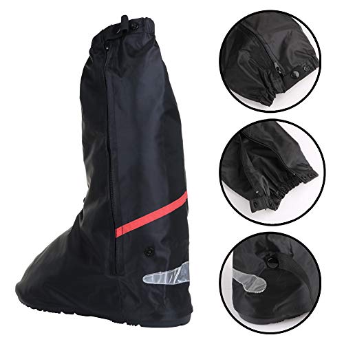Waterproof Motorcycle Rain Boots Shoe Covers Bike Riding Reflective