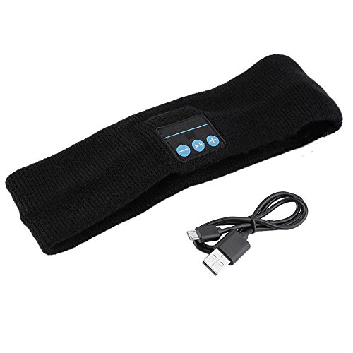 Ranger5 Wireless Bluetooth Music Sport Headband, Stereo Sleep Headphones Headset with Built-in Bluetooth for Running,Yoga, Hiking and other Inside Outside Sports (Black)