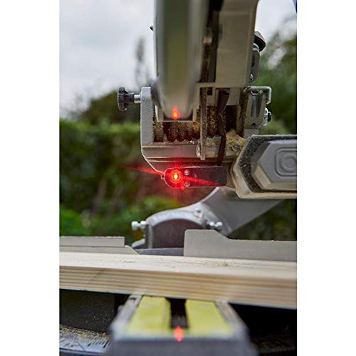 Ryobi Akku Kapp-/Gehrungssäge R18MS216-0 (ohne Akku, Kappsäge mit Zugfunktion, stufenloser Gehrungswinkel… – Bild 7