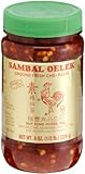 Huy Fong, Sambal Oelek Chili Paste, 8-Ounce Bottles (Pack of 6)