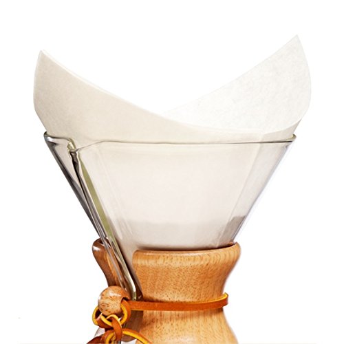 Chemex Classic Coffee Filters, Squares, 500 ct - Exclusive Packaging