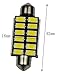 Cutequeen Trading 4pcs White 600 Lumens 5730 12-SMD 42mm(1.72