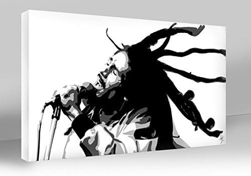 Bob Marley Hand Painted Abstract Pop Art on Canvas Limited Edition