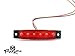 Tree Leds Marine Led Light Courtesy & Utility Strip for Boats 12 Volts Red Lens (Pack of 2)