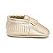 Voberry Baby Boys Girls Soft Soled Tassel Bowknots Crib Shoes Lightweight Soft Sole Prewalker Toddler Moccasins Gold
