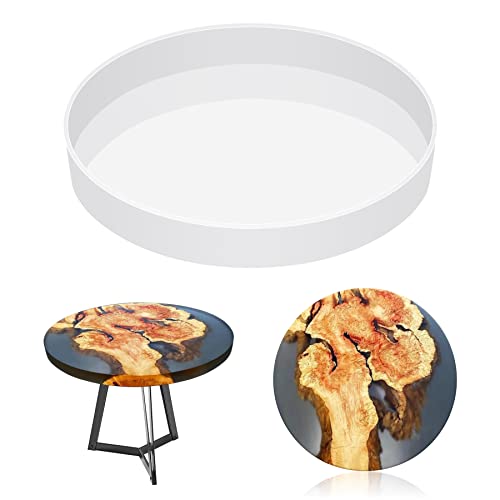 Extra Large Resin Table Mold 14 Inch Round Silicone Epoxy Resin Molds