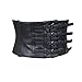 HEAHAIR Black Womens PU Leather Belt High Waist Cincher Belt Corsets for Waist Training Wide Belt (Medium)