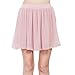 Vegeron Women's Chiffon A Line Short Skirt for Girls