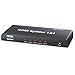 eSynic HDMI Splitter 1X4 HDMI Amplifier Switch Box 4 Ports 1080P HD Hub Smart Splitters Support 3D for HDTV PC Projector Laptop Sky Box PS3 PS4-1 in 4 Out with US Plug