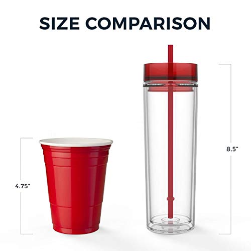 3 Classic+Insulated+Skinny+Tumblers+Acrylic