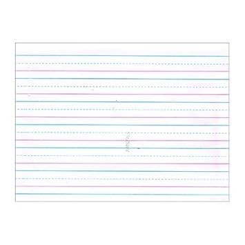 Zaner bloser lined paper picture