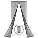 Jerrybox Magnetic Screen Door Full Frame Velcro Mesh Curtain, 36-Inch-by-83-Inch