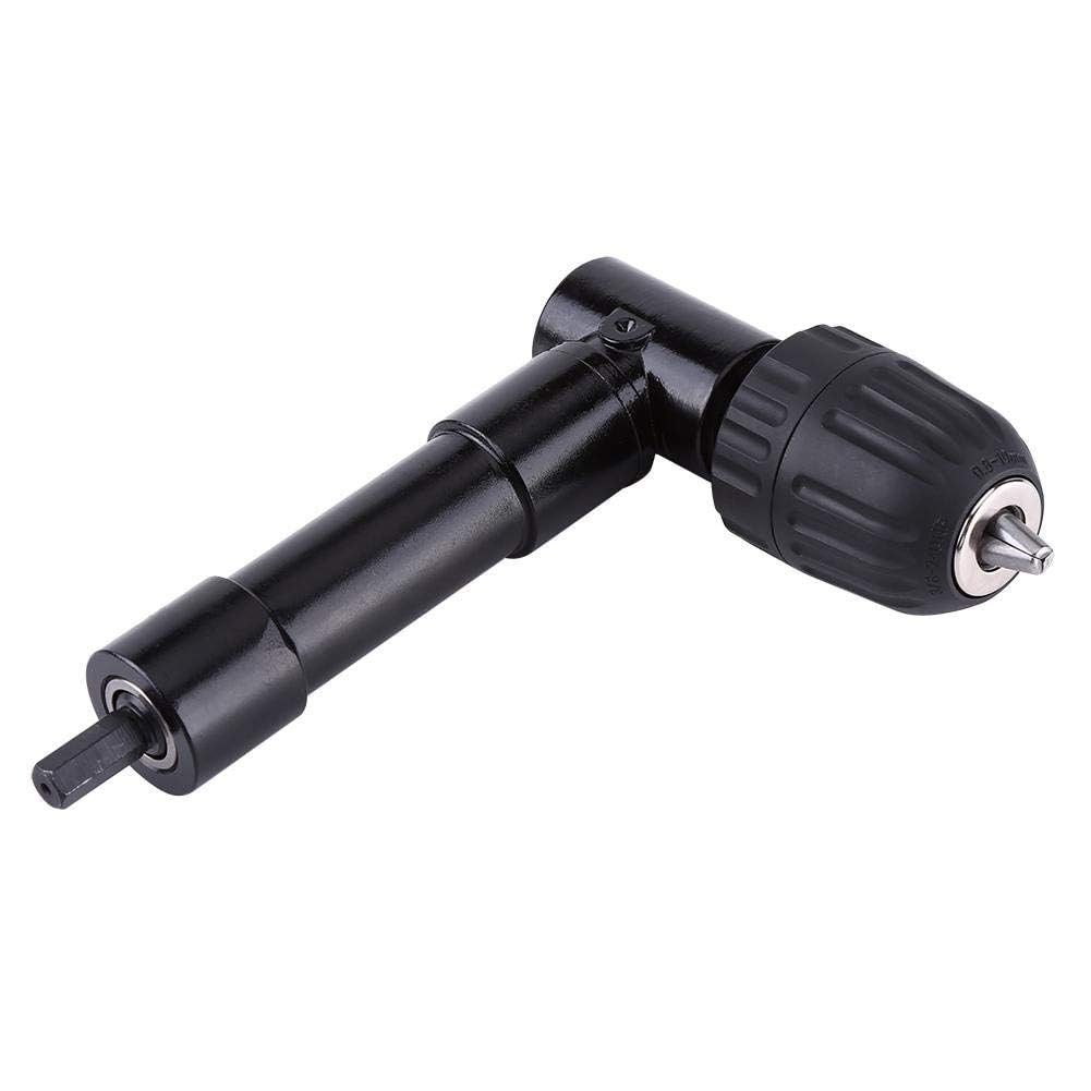 Right Angle Drill Adapter Attachment 90 Degrees Drilling Extension Chuck 8mm Shaft Electric Drill Extension Tool for Tight Corner Workspace