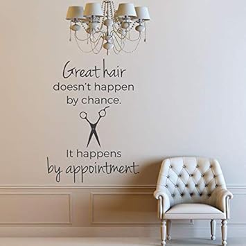 Buy Arwy Hair Salon Decor Hair Stylist Wall Decal Hairdress Quote