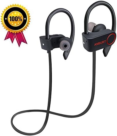 Anburt Wireless Best Bluetooth Headphones, Wireless Sports Headphones,Best bluetooth Earbuds Waterproof HD Stereo headsets, Noise Cancelling earphones for Running Gym workout