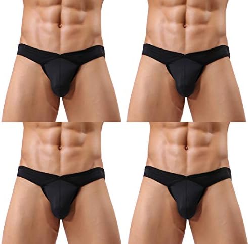 COODYAKE Mens Bikini Underwear Microfiber Soft Mesh Briefs Breathable