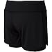 New Balance Girls' Big Layered Bike Short, Black, 14