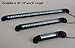 LED Bar Light - Pivoting, Water Resistant 12 Volt DC Warm White LED Courtesy Convenience lamp, 6