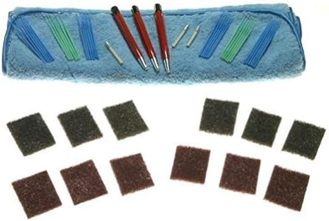 Brushed Finish Refinishing Kit for Steel, Gold or Titanium