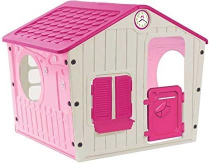 pink plastic wendy house