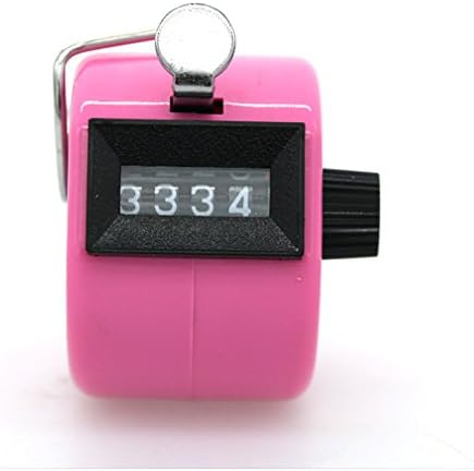 Manual Tally Counter 4 Digit Display Counter Lap Counter with Finger Ring Mechanical Palm Click Counter for Stadium, Casino and Game Scores by TheBigThumb