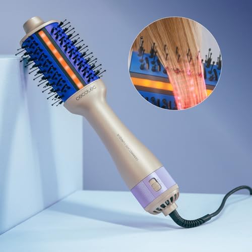 Brosse Soufflante Volumisante CeramicCare i-Unique. 1000W, Technologie Infrarouge, Revêtement Céramique, 2 Vitesses, 3 Températures, Embout Froid, Câble Rotatif de 1,8m