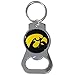 NCAA Siskiyou Sports Fan Shop Iowa Hawkeyes Bottle Opener Key Chain One Size Team Color,Black