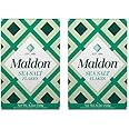 Maldon Salt, Sea Salt Flakes, 8.5 oz (240 g), Kosher, Natural, Handcrafted, Gourmet, Pyramid Crystals (Packaging May vary) (Pack of 2)