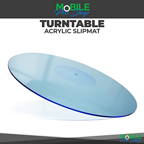 Mobile Pro Shop Acrylic Turntable Mat Acrylic Slipmat for Vinyl LP