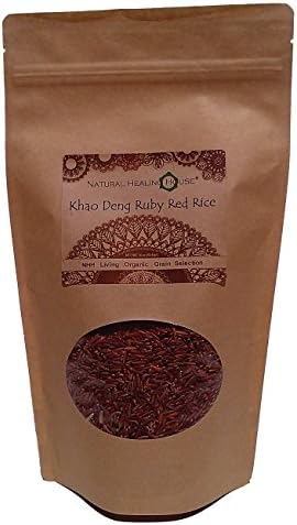 Natural Healing House Organic Heirloom Ruby Red Rice 2 Lbs
