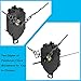 Blisstime Pendulum Clock Movement Mechanism Replacement, DIY Clock Motor Kits with Hands - 1/2 Inch Maximum Dial Thickness, 9/10 Inch Total Shaft Length