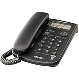 Panasonic 2-Line Integrated Phone with Call Waiting Caller Id (KX-TSC14B) (Certified Refurbished)