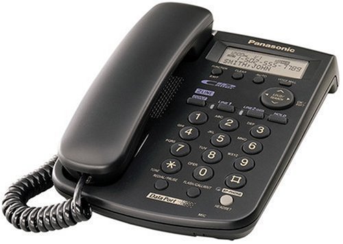 Panasonic 2-Line Integrated Phone with Call Waiting Caller Id (KX-TSC14B) (Certified Refurbished)