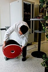 3M Buffer Floor Pad 5100, Red, 16", Removes