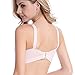 Nursing Bras One Cup Lace Edge Cotton Seamless No Rims Button Adjustment Women's Maternal Postpartum Bra