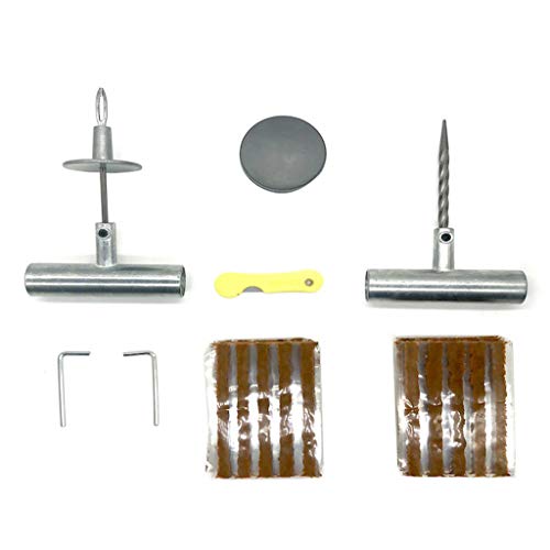 NXKang 37 Piece Tire Repair Kit DIY Flat Tire Repair Car Truck Motorcycle Home Emergencies Plug Patch Equipment