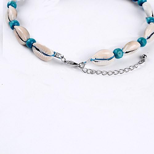 AOTUOTECH Summer Beach Sea Shell Necklace Choker Pendant Ornaments Handmade Pendant Jewelry Gift
