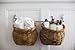 Nantucket Bike Basket Co Cisco Collection Classic/Tapered Bicycle Basket (Tan,11.5 x 9.5