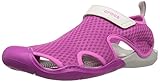 crocs Women's Swiftwater Mesh W Flat Sandal, Vibrant Violet, 6 M US