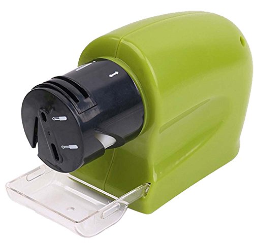 Cordless Knife Sharpener Motorized Tools & Blade New Multifunction Electric Home Kitchen Tool Can Be Use for Different Safely and Easily Sharpen household more Sharpening Stone Grinding Polished Green