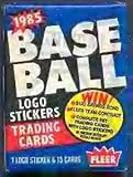Lot of 3 1985 Fleer Baseball Wax Packs (45 Cards Total) Possible Roger Clemens Rookie Card