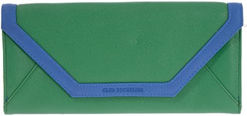 Club Rochelier Women's Ticket Wallet Card Holder Clutch (Green)