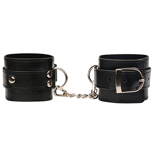 XuanL PU Leather Fetish Restraints Bondage Gear Metal Erotic Toys Adult Game Sex Toys