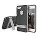 iPhone 7 Plus/Pro Case, ROCK [Royce] Dual Layer Case with Kickstand Drop Protection Hard PC and Soft TPU Case for iPhone 7 Plus/Pro (Grey)
