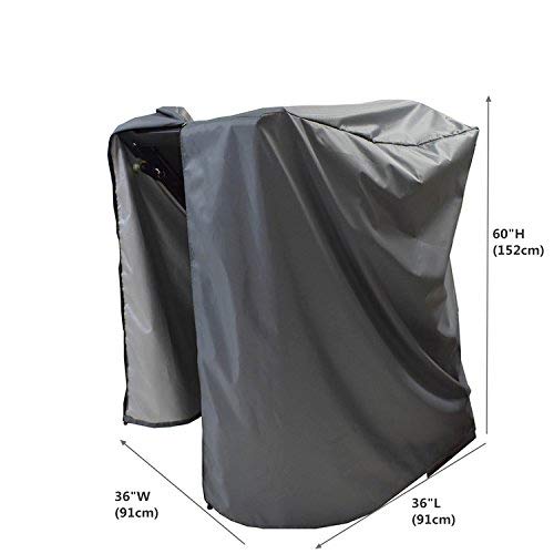 Treadmill Cover, Folding Running Machine Protective Cover Dustproof Waterproof Cover and Water-Resistant Fitness Equipment Fabric Ideal for Indoor Or Outdoor useï¼ˆGrayï¼‰