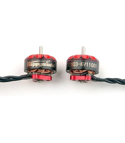 Happymodel Motori Brushless EX0802 (19000KV/22000KV) Per Droni Tinywhoop 1S - Leggeri E Durevoli