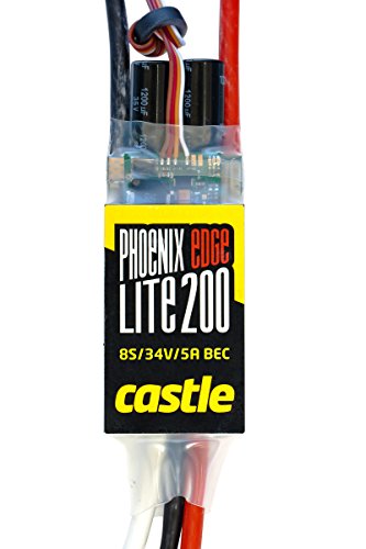 Castle Creations PHX Edge Lite 200 Amp Electronic Speed Controller with 5 Amp BEC