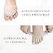 Deyace Bunion Corrector Toe Straightener, Bunion Brace for Big Toes or Tailors Bunions. Ideal Hallux Valgus Orthopedic Brace & Toe Separator for Foot Pain Relief (White)